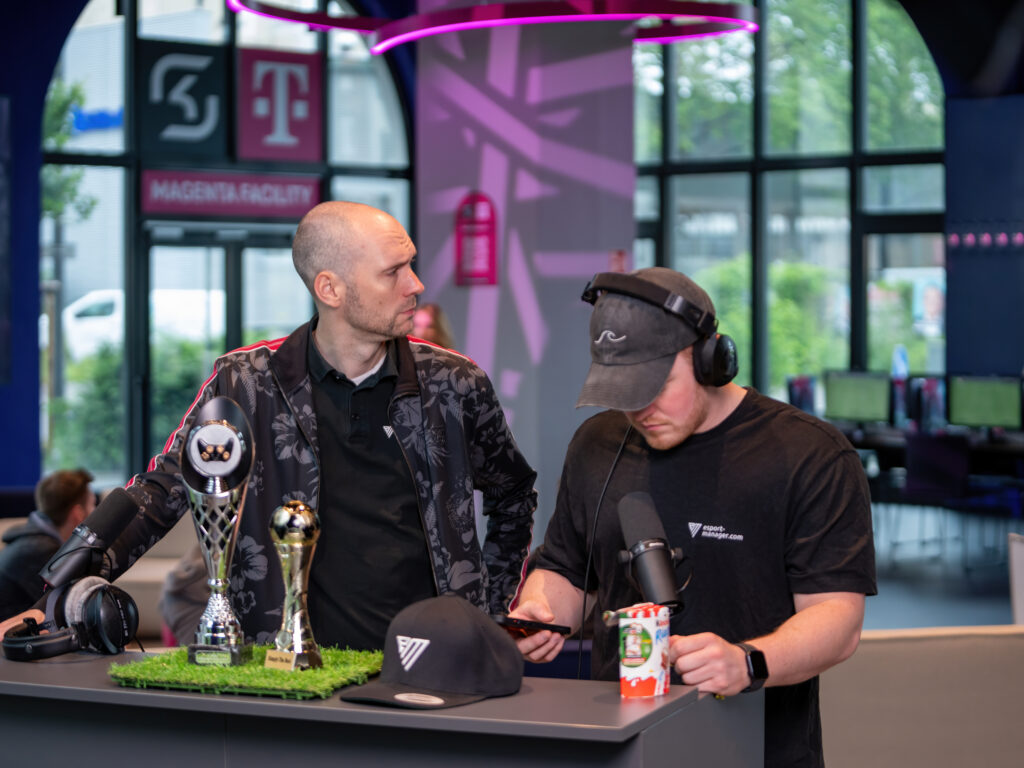 DSC00235 Weltmeister Marcel Fitzek beim ersten Telekom eSport Cup 2024 bei SK Gaming in Köln.