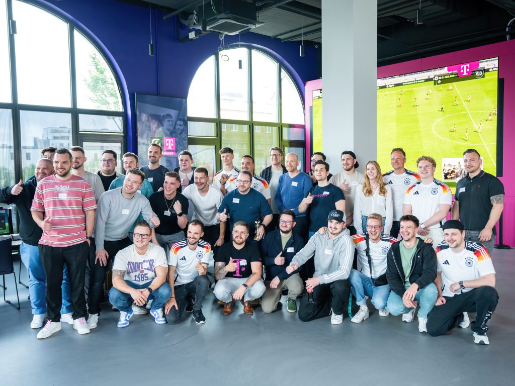 DSC00459 Alle Spieler beim Netzwerkevent der Telekom in Köln