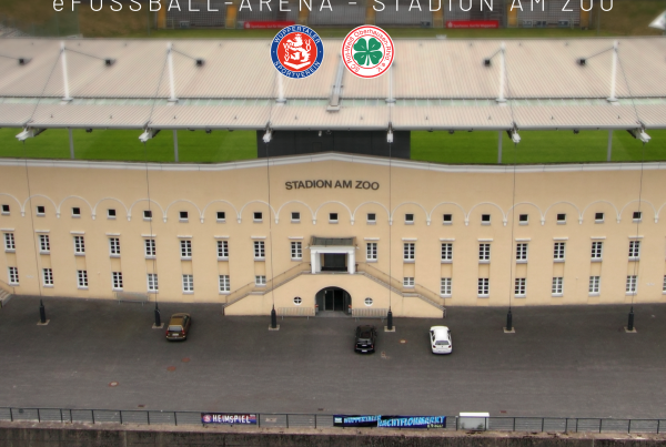 Ausblick auf due Aktivierung mit der eFußball-Arena am Stadion des Wuppertaler SV.